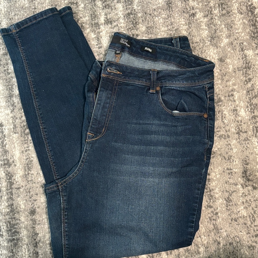 Dark Blue Denim Jeans, 1822 Brand